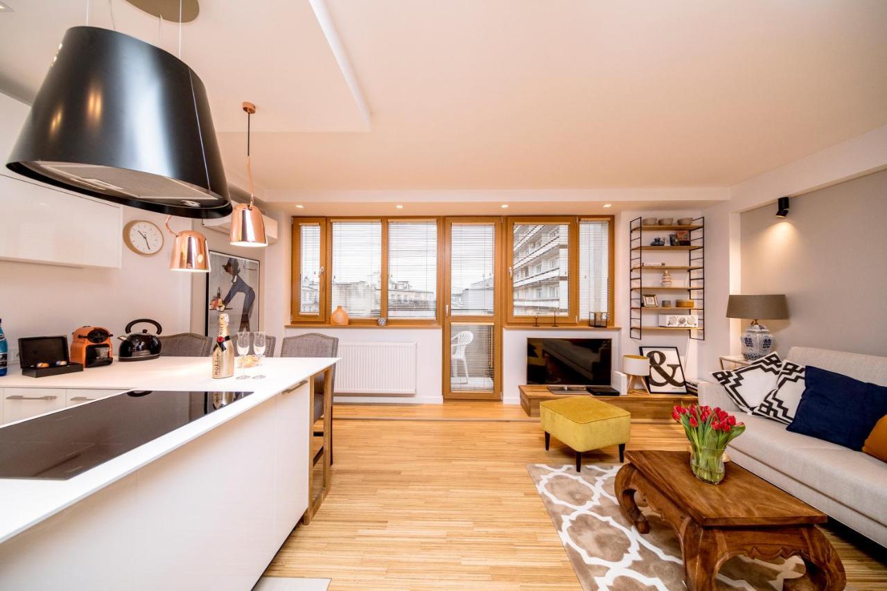 Golden Apartment With Air Condition By Your Freedom วอร์ซอ ภายนอก รูปภาพ